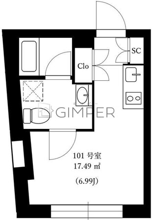 ＦＡＲＥ西新宿Ｖの物件間取画像